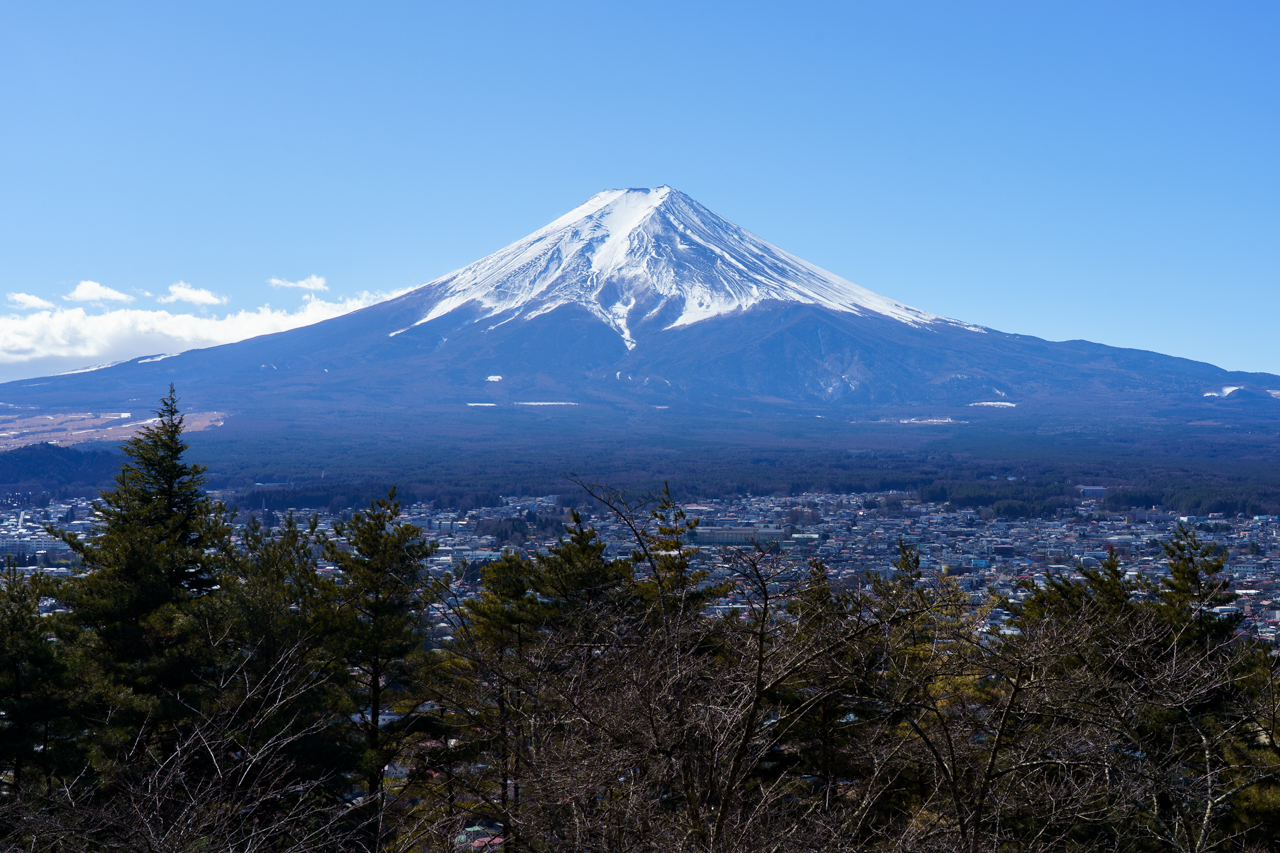 Mt. Fuji from Arakurayama Sengen