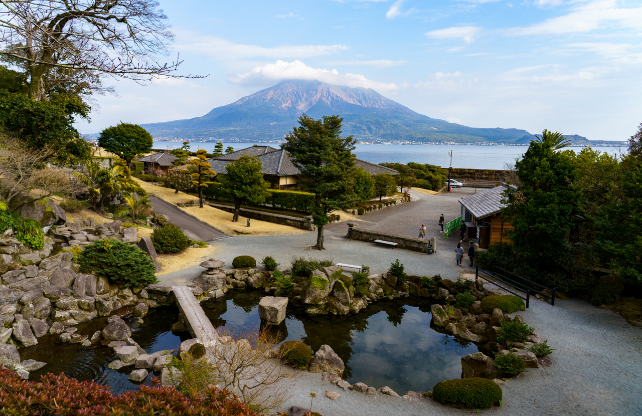Villas and Sakurajima