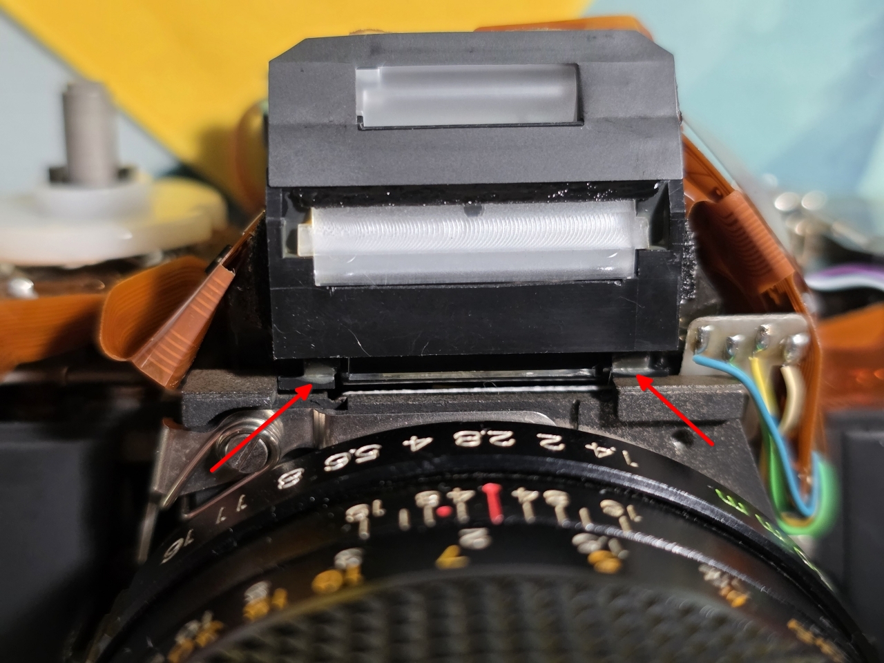 Finder Adjustment Screws